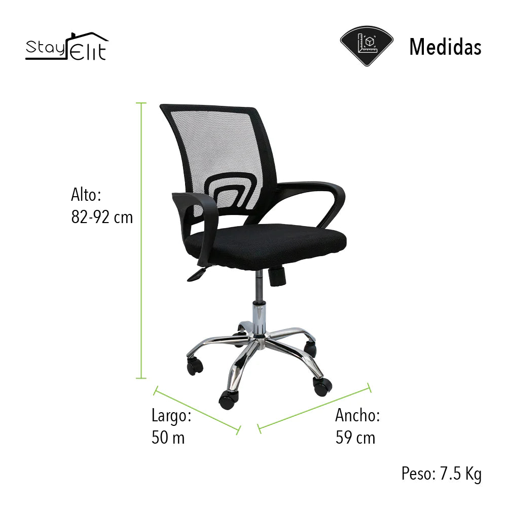Stay Elit | SILLA DE OFICINA ERGONÓMICA